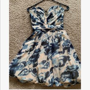 Semi-formal strapless dress